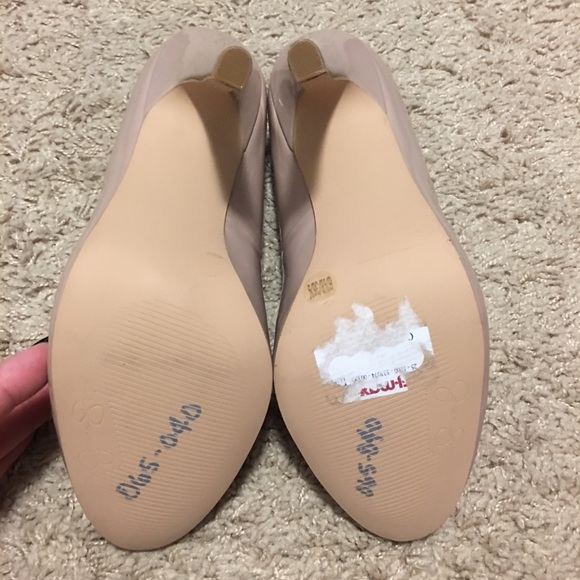 NWOT Nude Jessica Simpson Henry Heels - Picture 4 of 7